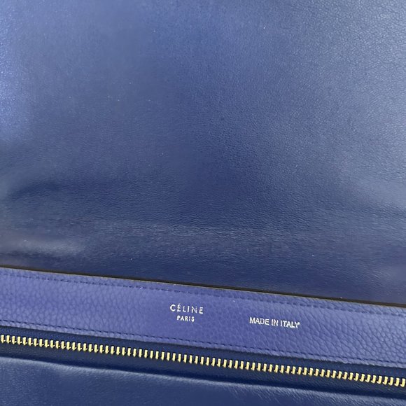 Authentic Celine Blue Trapeze Bag (Size Small) - Purchased in Paris 6eme in 2015 - Picture 2 of 15